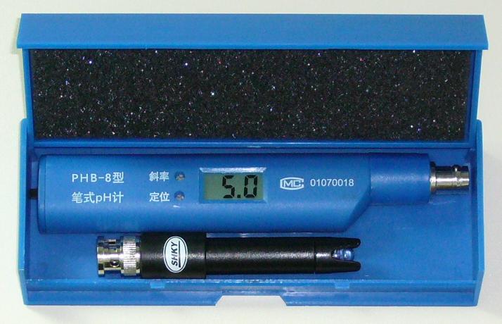 上?？祪x筆型酸度計(jì)PHB-8