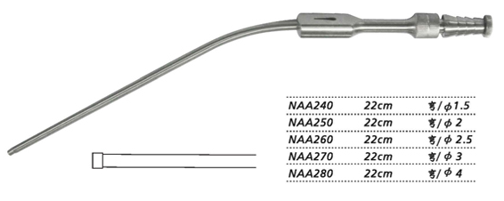 金鐘吸引管22cm 彎 NAA270 22cm 彎 φ3