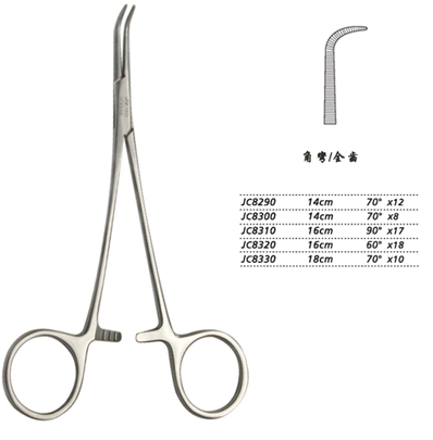 金鐘分離結(jié)扎鉗18cm JC8330 18cm 70°×10全齒