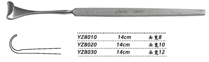 金鐘眼瞼拉鉤  Y5D010 13cm 頭寬12