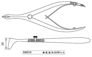 金鐘鼻鏡E00510 檢查 直 頭長(zhǎng)20（小兒）