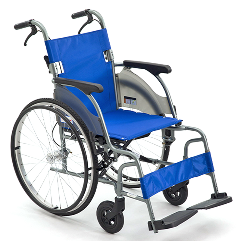 MIKI三貴手動(dòng)輪椅車(chē)CRT-1 藍(lán)色  A-19B