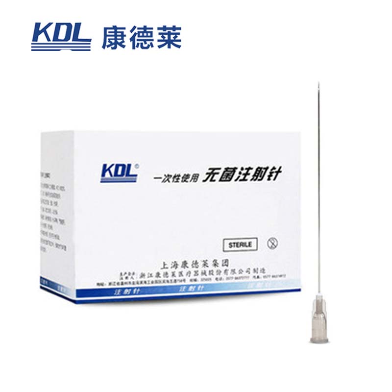 康德萊一次性使用無(wú)菌注射針22G 0.7*80mm100支/盒，10000支/箱，一箱起批
