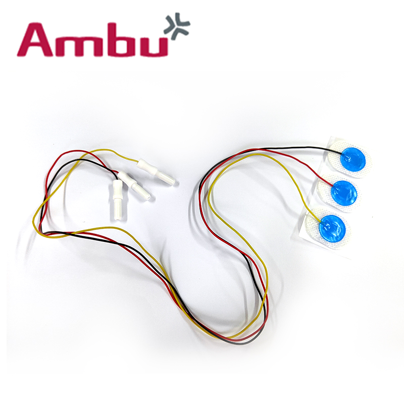 AMBU 丹麥安保藍(lán)點心電電極片NF-50-K/12/EU 30*22mm12片/袋，600片/小箱，1200片/大箱