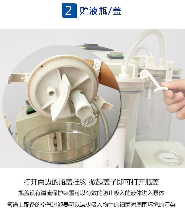 斯曼峰電動(dòng)吸引器YX930D-1A大流量高負(fù)壓手推式吸引器